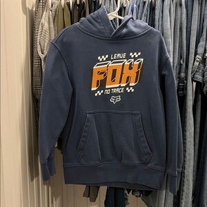 Fox Navy Blue Hoodie for Kids